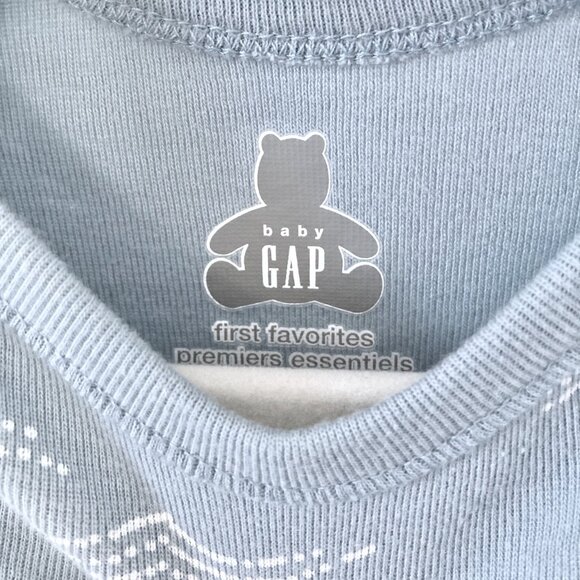 Baby Boy 0-3M Bodysuit Bundle - Blue - Carter's/Gap - Picture 4 of 11